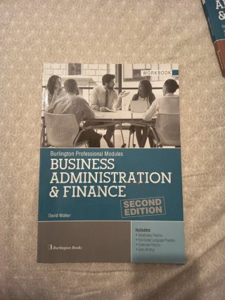 Business Administration Finance