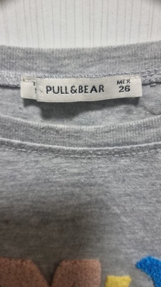 Camiseta Pull&Bear gris talla S