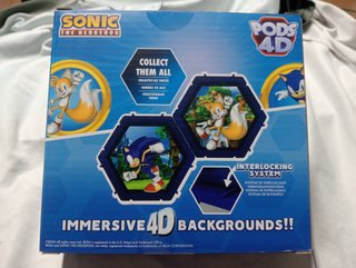 Figura Sonic Pods 4D Colecionável