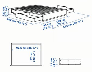 Estructura Somier Mandal Ikea Madera