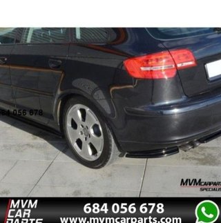 Añadido de paragolpes trasero Audi A3 8P Sportback