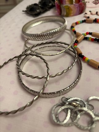 Lote 30 pulseras bisutería