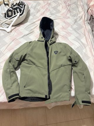 Chaqueta Moto Revit Verde Oliva