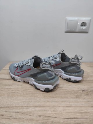 Nike React Vision Gris Rojo 43
