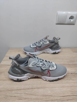 Nike React Vision Gris Rojo 43