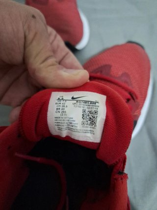 Zapatillas Nike Running Rojas y Negras