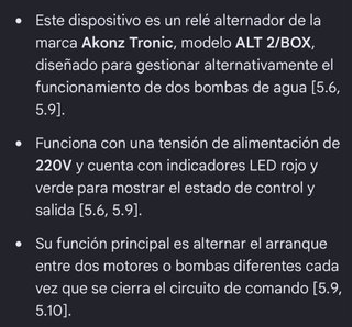 Rele Alternancia 2 Bombas + Control Nivel