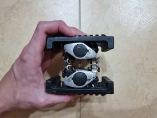 Pedales Shimano M505 SPD Automáticos + plataformas