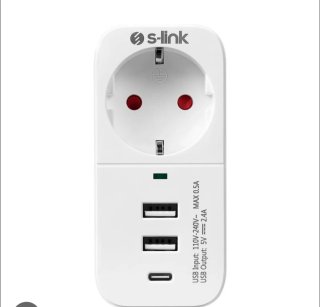 Adaptador Enchufe USB S-Link 240V