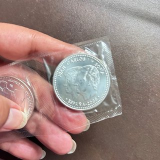 2 Monedas 12 Euros Plata España 2005