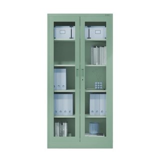 Vitrina metálica verde NUEVA