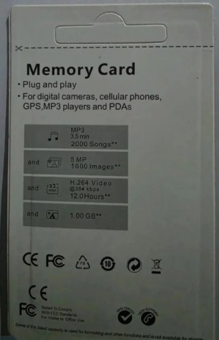 Pack 4 Tarjetas Micro SD  8GB