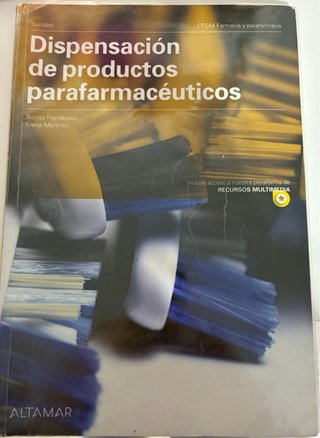 Lote de libros del grado medio farmacia parafarmac