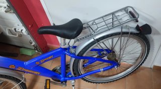 Bicicleta ZPOOKY ZPINNER con cesta y portaequipaje