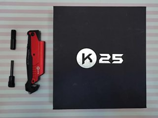 OFERTA! K25 ROJA + LINTERNA + PEDERNAL + FUNDA