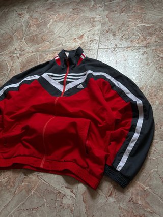 Trackjacket Adidas Vintage 00s Roja Negra