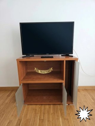 CONJUNTO TELEVISION Y MUEBLE