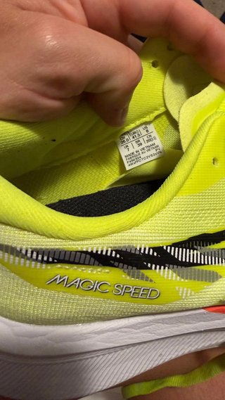 Asics Magic Speed 4 - Zapatillas Running Amarillas