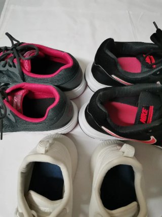 Lote 3 pares zapatillas talla 39/40