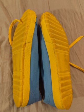 Zapatillas El Ganso Talla 42 Azul y Amarillo