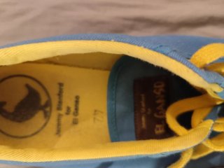 Zapatillas El Ganso Talla 42 Azul y Amarillo