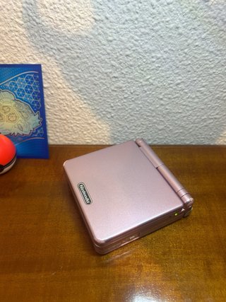 Game Boy Advance SP Rosa + Cargador Original