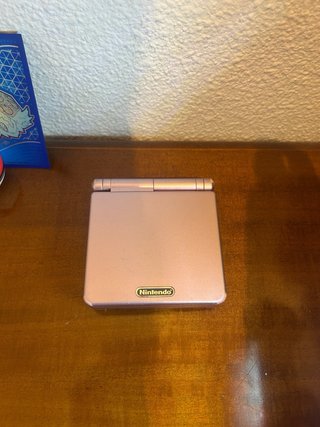 Game Boy Advance SP Rosa + Cargador Original