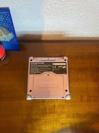 Game Boy Advance SP Rosa + Cargador Original