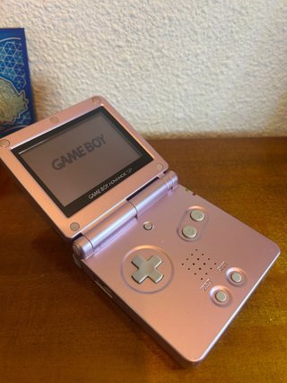 Game Boy Advance SP Rosa + Cargador Original