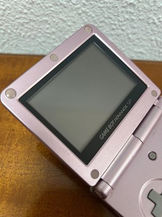 ¡IMPOLUTA! Game Boy Advance SP Rosa + Cargador