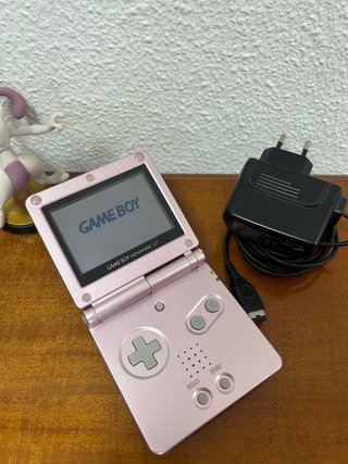 ¡IMPOLUTA! Game Boy Advance SP Rosa + Cargador
