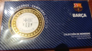 Moneda Campeones Liga 25-26 FC Barcelona