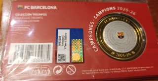 Moneda Campeones Liga 25-26 FC Barcelona