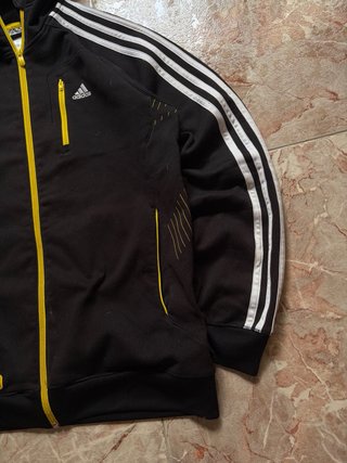 Sudadera Adidas F-50 Negra y Amarilla