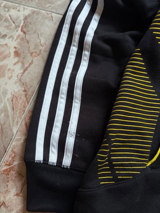 Sudadera Adidas F-50 Negra y Amarilla