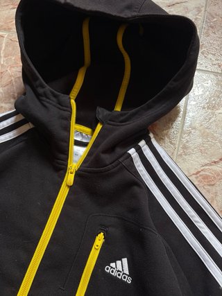 Sudadera Adidas F-50 Negra y Amarilla