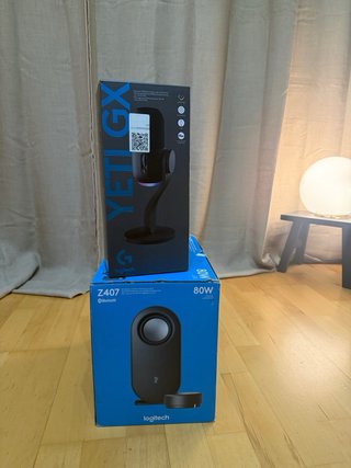 PACK: Logitech Z407 Altavoces + YETI GX Micrófono