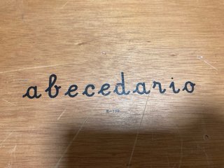 Abecedario Madera Enlazada