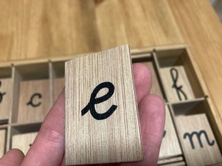 Abecedario Madera Enlazada