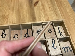 Abecedario Madera Enlazada