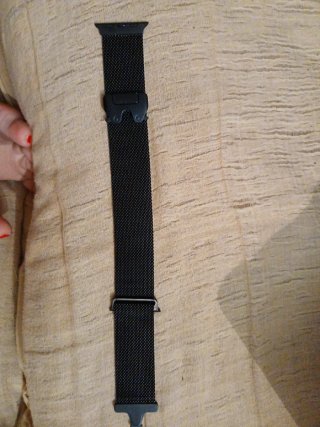 Correa Apple Watch Ultra Negra/Plata