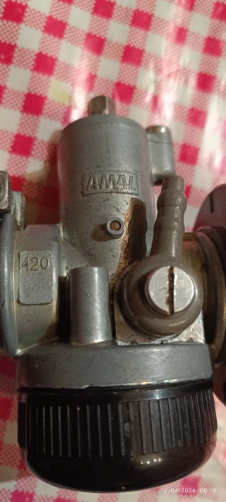 Kit admisión derbi FDS Carburador Amal 420 + Tober