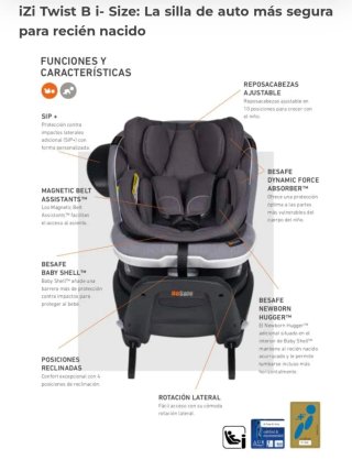 Silla de coche BeSafe giratoria