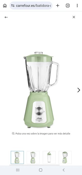 UFESA BATIDORA VASO 1500 W NUEVA CON PRECINTO