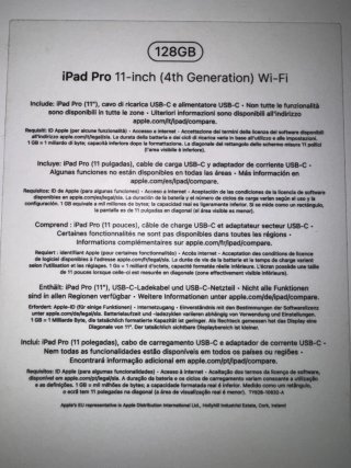 iPad Pro 11 4ta Gen Plata