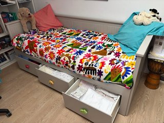 Diván-cama extensible Ikea 80/160-2m+2 colchones