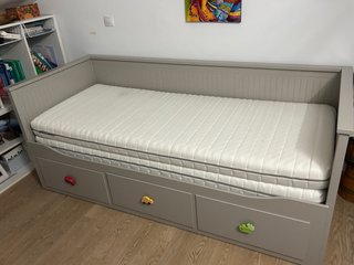 Diván-cama extensible Ikea 80/160-2m+2 colchones