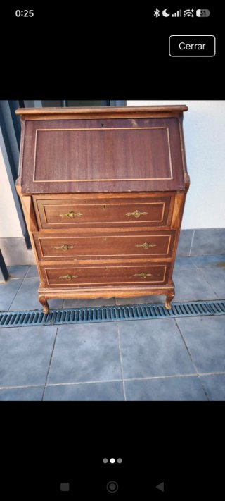 Buró Secreter Mueble Coleccionista Madera