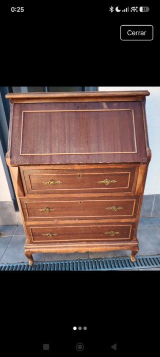 Buró Secreter Mueble Coleccionista Madera