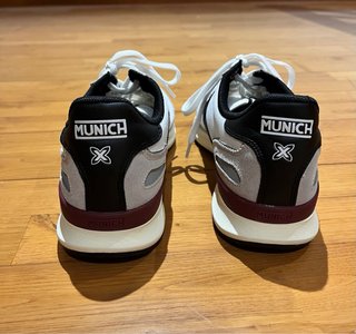 Zapatillas Munich Hombre Talla 44 Gris/Blanco